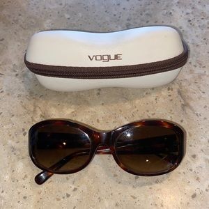 Vogue sunglasses.  Classic tortoise frame. Gently used